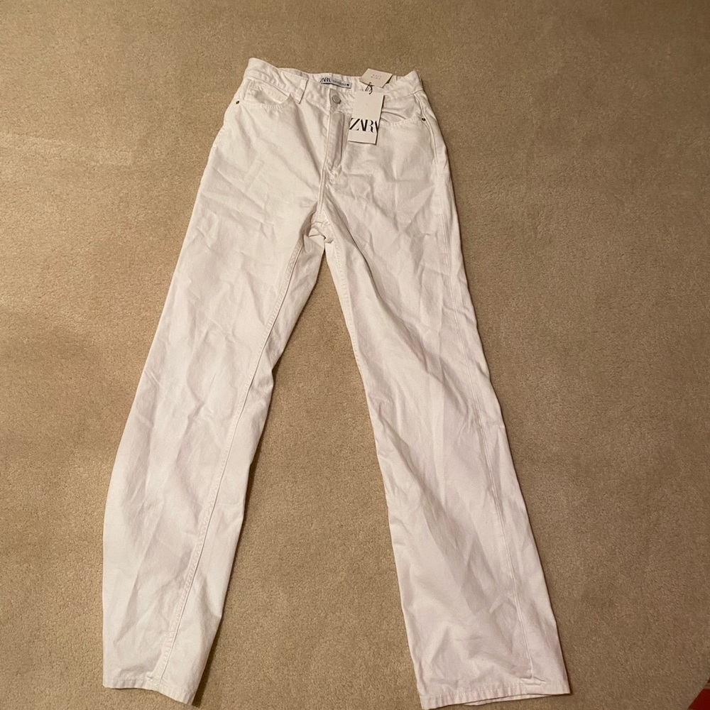 Z1975 STRAIGHT LEG FULL LENGTH HIGH RISE JEANS
